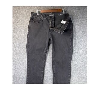 Judy Blue Slim Fit Black Jeans JB88756 BK Womens 15/32‎ Faded Mid Rise Denim EUC